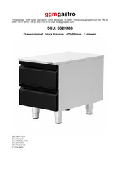Ggm Gastro SS2K466 Bedienungsanleitung