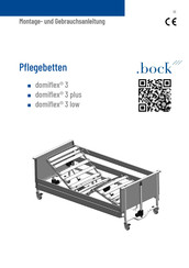 .bock domiflex 3 low Montage- Und Gebrauchsanleitung