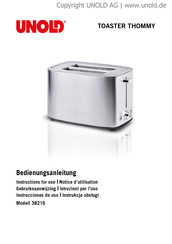 Unold THOMMY Bedienungsanleitung