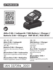 Parkside 337394 2001 Originalbetriebsanleitung