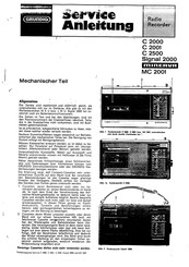 Grundig C 2001 Serviceanleitung