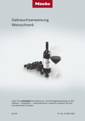 Miele KWT 4584 Serie Gebrauchsanweisung