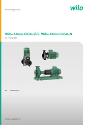 Wilo Wilo-Atmos GIGA-N Zusatzanleitung