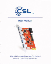 CSL 29050 Bedienungsanleitung