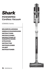 Shark POWERPRO IZ380EU Serie Gebrauchsanweisung