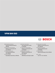 Bosch VPM 844 ISO Produktbeschreibung