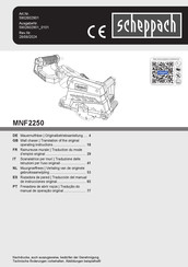 Scheppach MNF2250 Originalbetriebsanleitung
