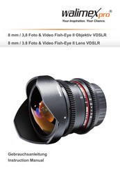 Walimex Pro VDSLR Gebrauchsanleitung