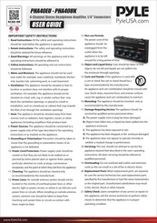 Pyle PHA40EU Benutzerhandbuch