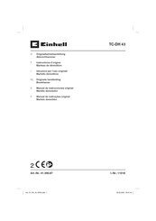 Einhell TC-DH 43 Originalbetriebsanleitung