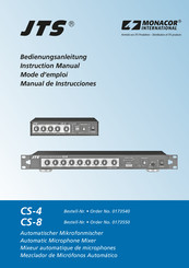 Monacor International 0173550 Bedienungsanleitung