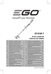 EGO Power+ Line ST1510E-T Originalanleitung