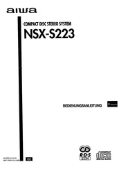 Aiwa NSX-S223 Bedienungsanleitung