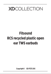 XD COLLECTION Fitsound RCS P331.10 Serie Kurzanleitung