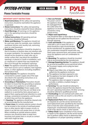 Pyle PP777EU Benutzerhandbuch