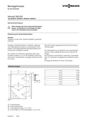 Viessmann Vitovolt 300-DG M435AO Montagehinweis Für Die Fachkraft
