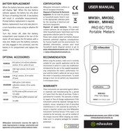 Milwaukee MW401 Benutzerhandbuch