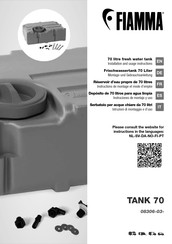 Fiamma TANK 70 Montage- Und Gebrauchsanleitung