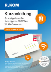 AVM FRITZ!Box Kurzanleitung