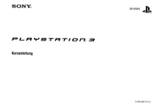 Sony PlayStation 3 Kurzanleitung