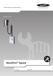 Novoferm NovoPort Speed Original-Montage- Und Betriebsanleitung
