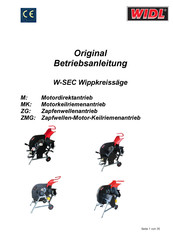 Widl W-SEC ZG Originalbetriebsanleitung