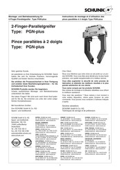 Schunk PGN-plus 40 Montage- Und Betriebsanleitung