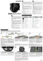 Be Quiet! DARK ROCK PRO 5 Kurzanleitung