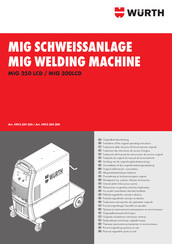 Würth 5952 350 300 Originalbetriebsanleitung