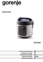 Gorenje MC2SBK Gebrauchsanweisung