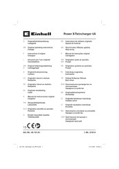Einhell Power X-Twincharger 4A Originalbetriebsanleitung