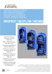 Groupe Atlantic NEOFLOW 1000L Installation, Betrieb Und Wartung