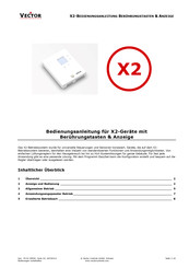Vector X2 Bedienungsanleitung