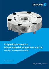 SCHUNK VERO-S NSE mini 90 Montage- Und Betriebsanleitung
