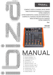 Ibiza Sound MX401 Bedienungsanleitung