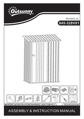 Outsunny 845-328V01 Bedienungsanleitung