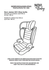 NOVI Baby Novi James GO Benutzerhandbuch