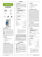 Velleman EMDIN02 Bedienungsanleitung