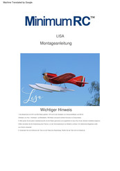 pichler Minimum RC LISA Montageanleitung