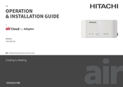 Hitachi air Cloud Go SPX-WFG03 Betriebs- / Installationsanleitung