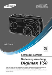 Samsung Digimax V50 Bedienungsanleitung