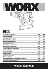 Worx WX394.X Originalbetriebsanleitung