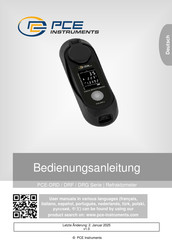 PCE Instruments PCE-DRF 9 Bedienungsanleitung
