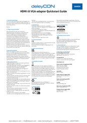Deleycon MK4394 Schnellstartanleitung