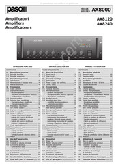 Paso AX8240 Gebrauchsanleitung