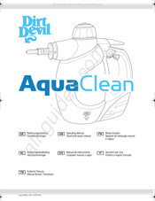 Dirt Devil AquaClean M317-8 Bedienungsanleitung