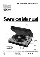Philips 22GA312/00Z Serviceanleitung
