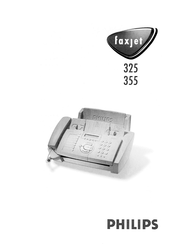 Philips faxjet 355 Bedienungsanleitung