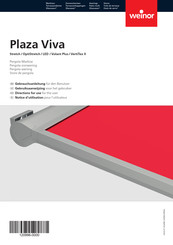 weinor Plaza Viva Gebrauchsanleitung