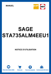 Sage STA735 Kurzanleitung